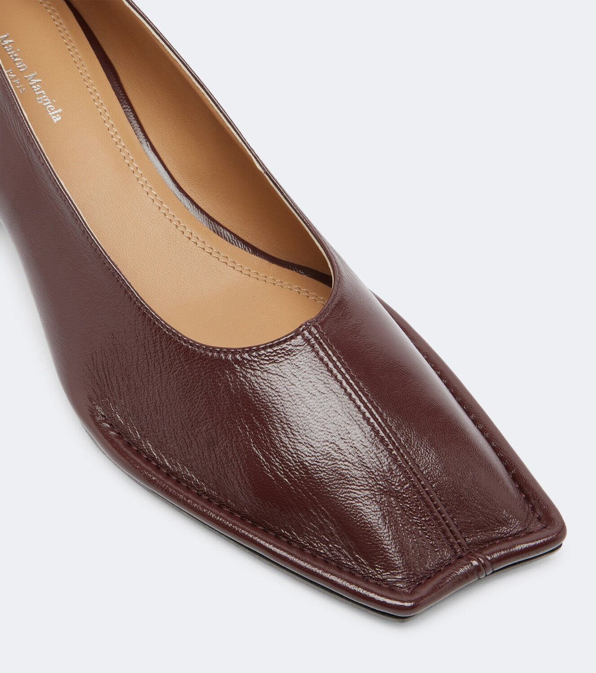Maison Margiela Piped leather pumps