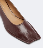 Maison Margiela Piped leather pumps