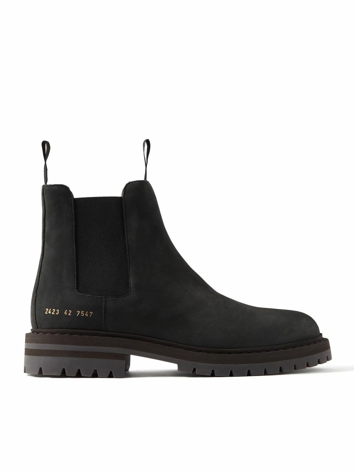 Photo: Common Projects - Nubuck Chelsea Boots - Black