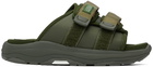 Suicoke Green MOTO-Run Sandals