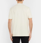 Brioni - Cotton and Silk-Blend Piqué Henley T-Shirt - Men - White