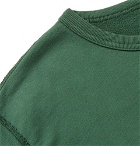 Albam - Loopback Cotton-Jersey Sweatshirt - Green