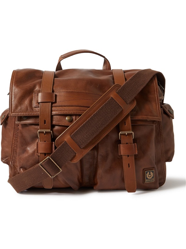 Photo: BELSTAFF - Colonial Leather Messenger Bag - Brown