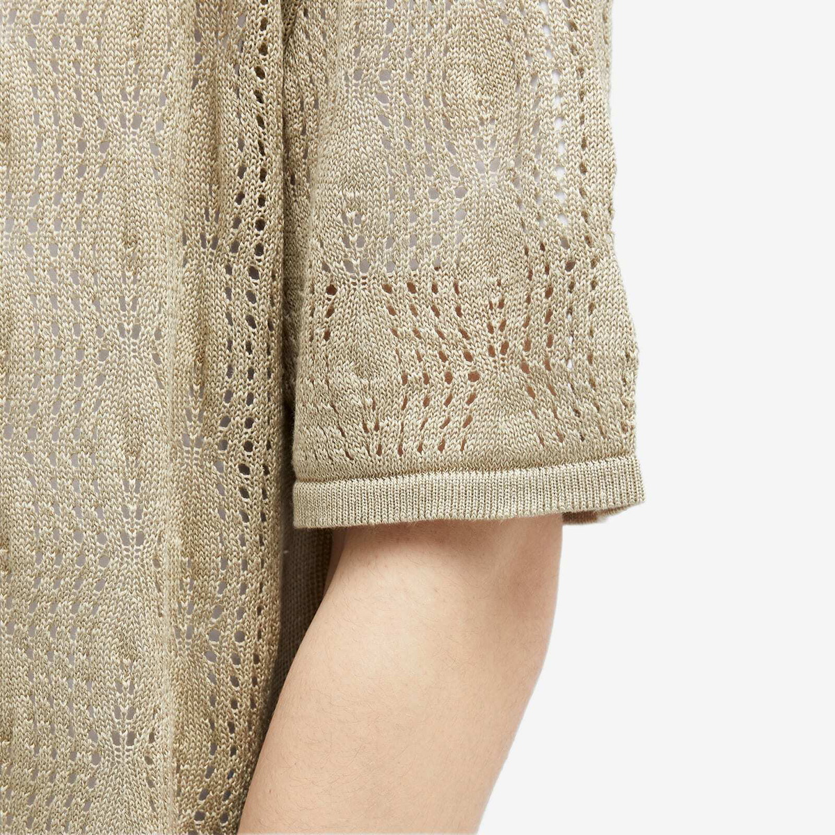 A Kind of Guise Men's Kadri Knit Polo Shirt in Pebble