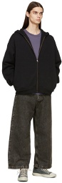 Acne Studios Black Hooded Sweatshirt