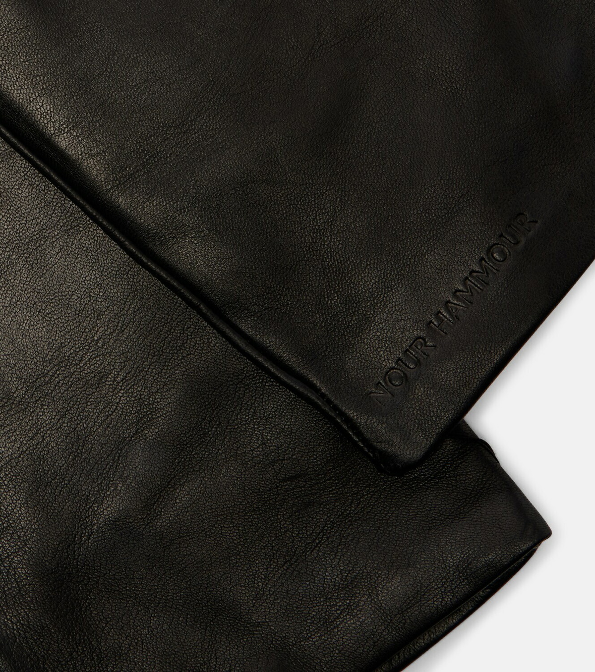 Nour Hammour Leather gloves