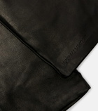 Nour Hammour Leather gloves