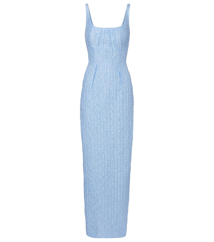 strapless open back dress Osbourne Dress | Yellow Floral Print Floor Length Dress