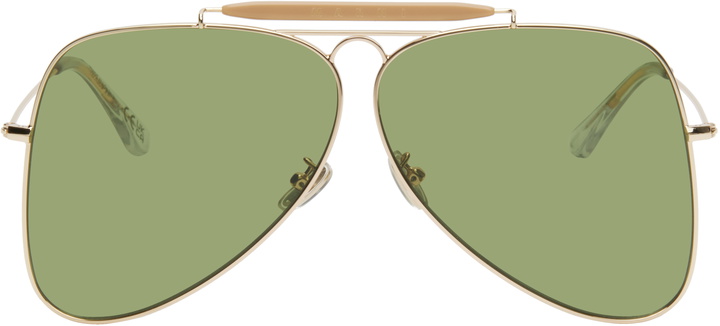 Photo: Marni Gold Show Pilot Sunglasses