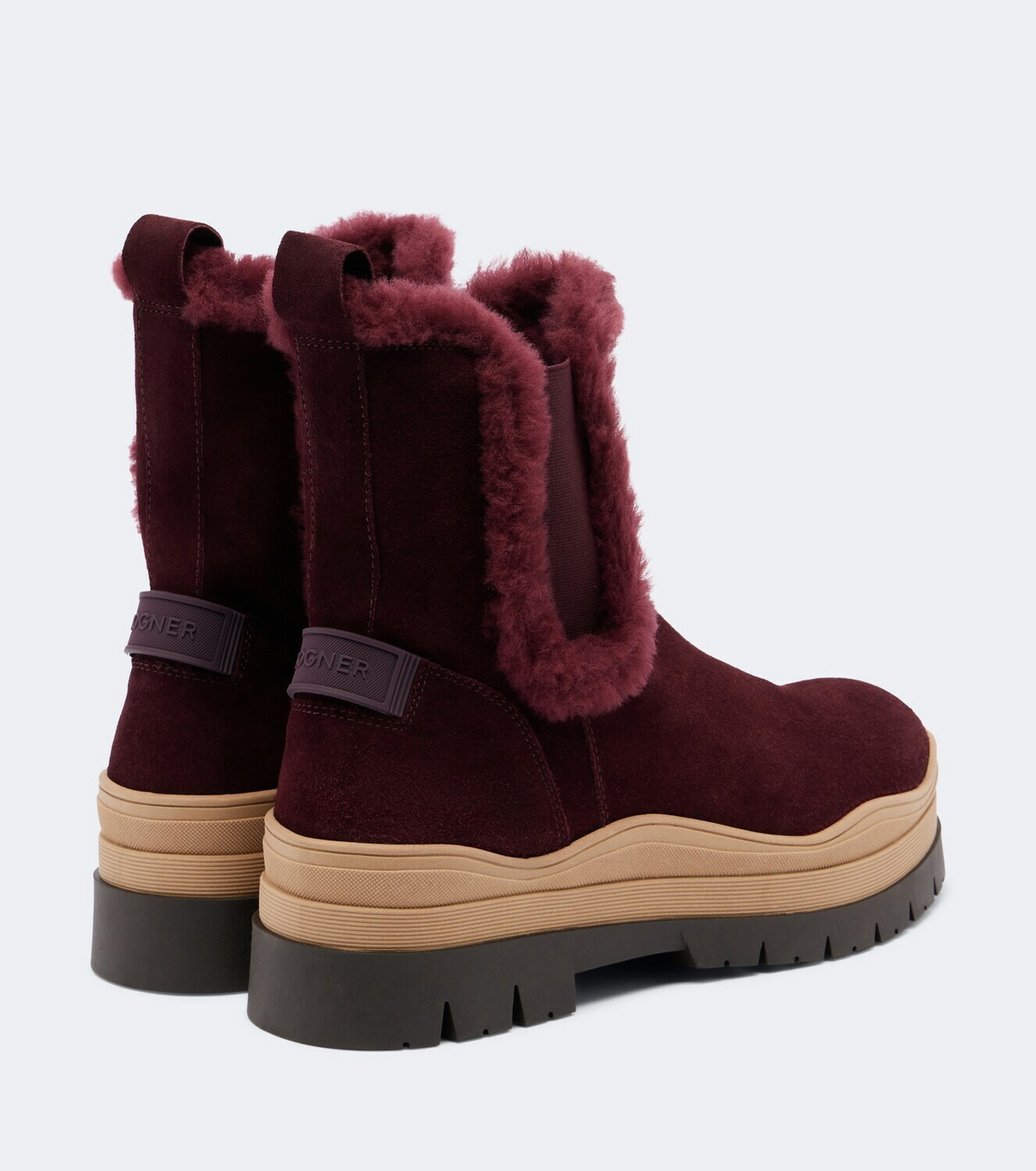Bogner Arosa shearling-lined suede ankle boots