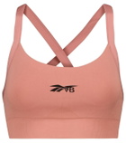 Reebok x Victoria Beckham Crossover-back logo sports bra