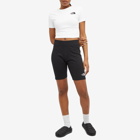 The North Face Women's Cropped Short Sleeve T-Shirt in TNF White