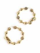 MARC JACOBS Monogram Ball Chain Hoop Earrings