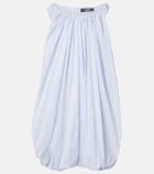 Jacquemus Lavande gathered striped midi dress