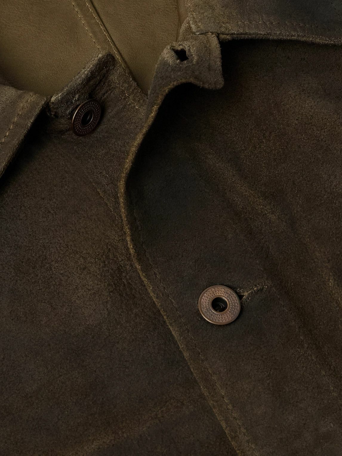 RRL - Kenmare Suede Jacket - Brown