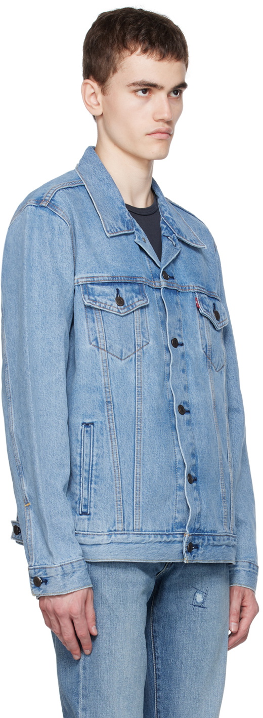 Levi's Blue Button Jacket Levi's Red