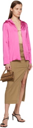 Jacquemus Pink Le Papier 'La Chemise Notte' Shirt