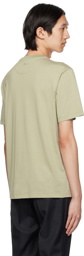 Brioni Green Embroidered T-Shirt