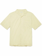 Sunspel - Camp-Collar Cotton Shirt - Yellow