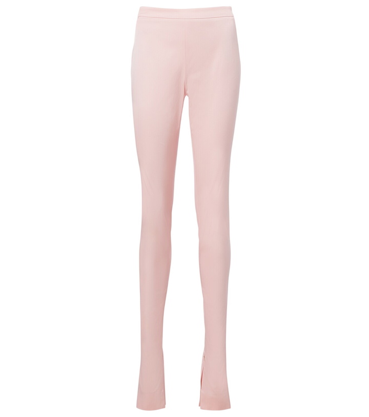Photo: Gucci Silk-blend faille leggings