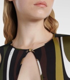 Pucci Marmo printed satin bodysuit