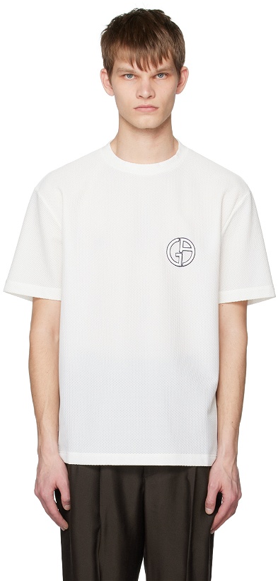 Photo: Giorgio Armani White Oversized T-Shirt