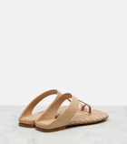 Bottega Veneta Livia Intrecciato leather thong sandals