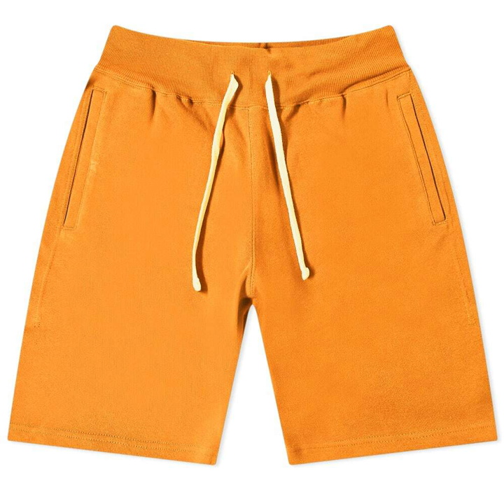 Photo: Beams Plus Men's Athletic Sweat Short in Orange