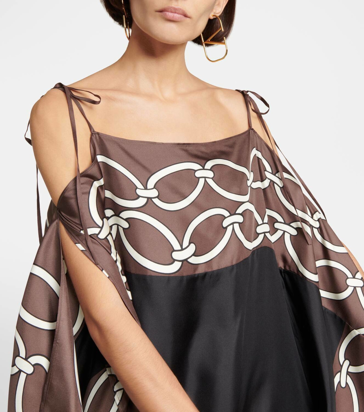 Valentino Chain 1967 silk kaftan