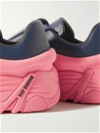 Raf Simons - Antei Shell and PVC-Trimmed Leather Sneakers - Pink