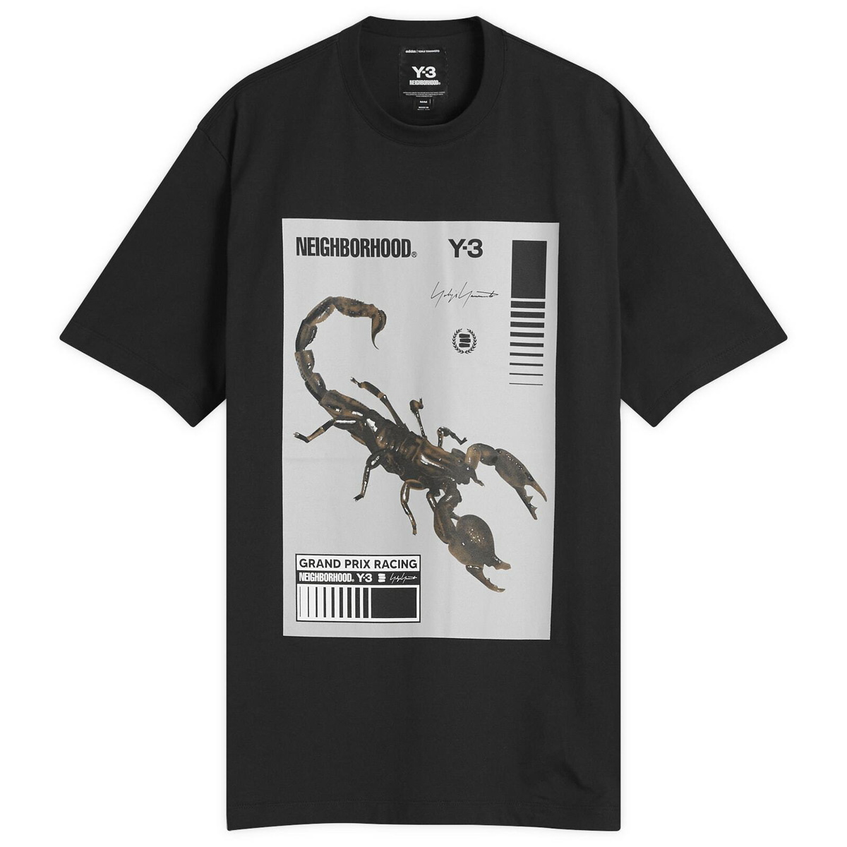 Y-3 Men's Football Logo T-Shirt in Orange Y-3