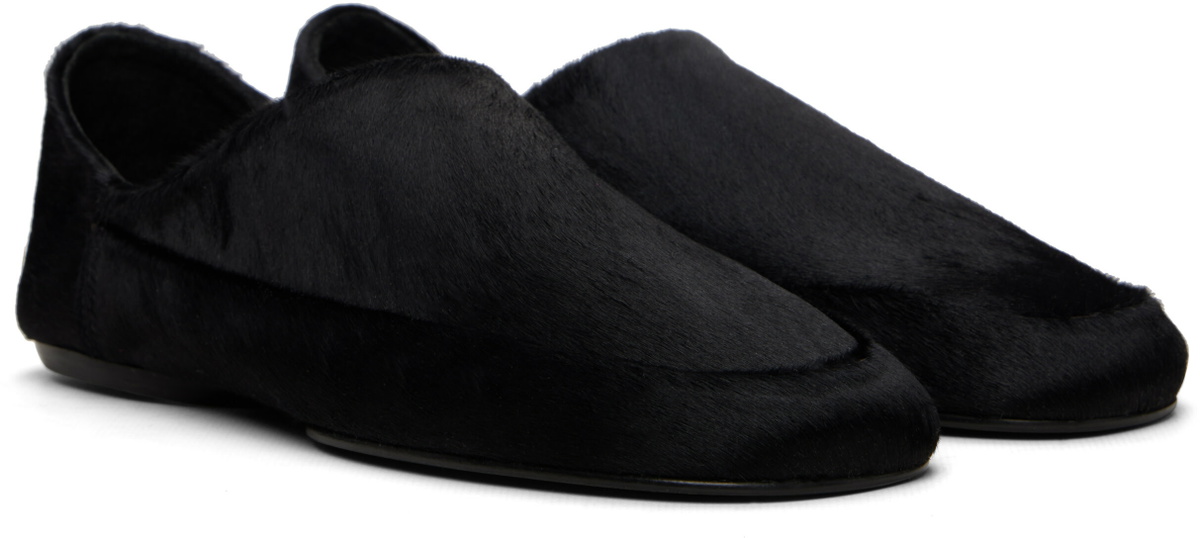 JUDE Black Floor Slippers