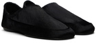 JUDE Black Floor Slippers