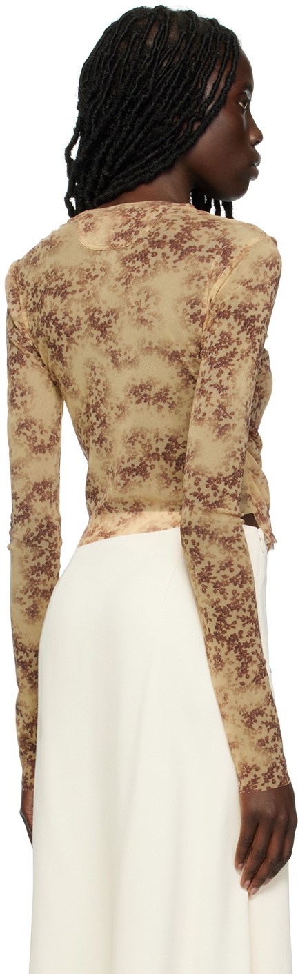 Commission Beige Lindsey Long Sleeve T-Shirt