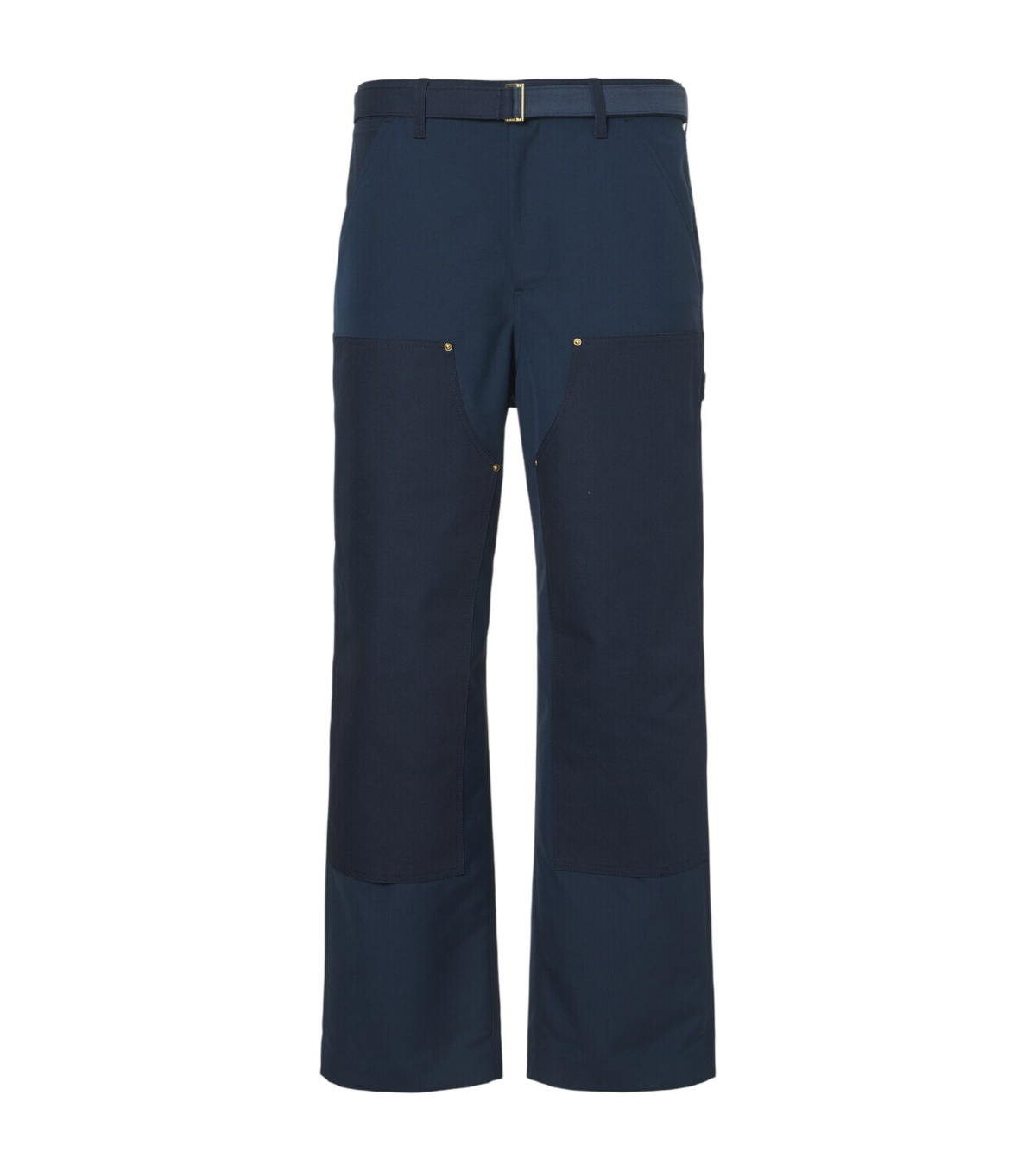 WTAPS×Sacai Cotton Back Satin Pants 黒3 sacai Black WTAPS Edition Cotton Back Satin Cargo Pants Sacai