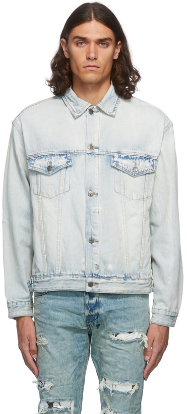 Photo: Ksubi Blue Denim Phase Out Oh G Jacket