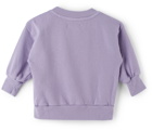 Bobo Choses Baby Purple Strawberry All-Over Sweatshirt
