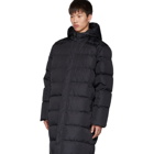 Kenzo Black Down Quilted Capsule Expedition Puffer Coat