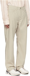 Our Legacy Beige Formal Cut Trousers