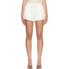 Citizens of Humanity Off-White Vivienne Rolled Sweat Shorts