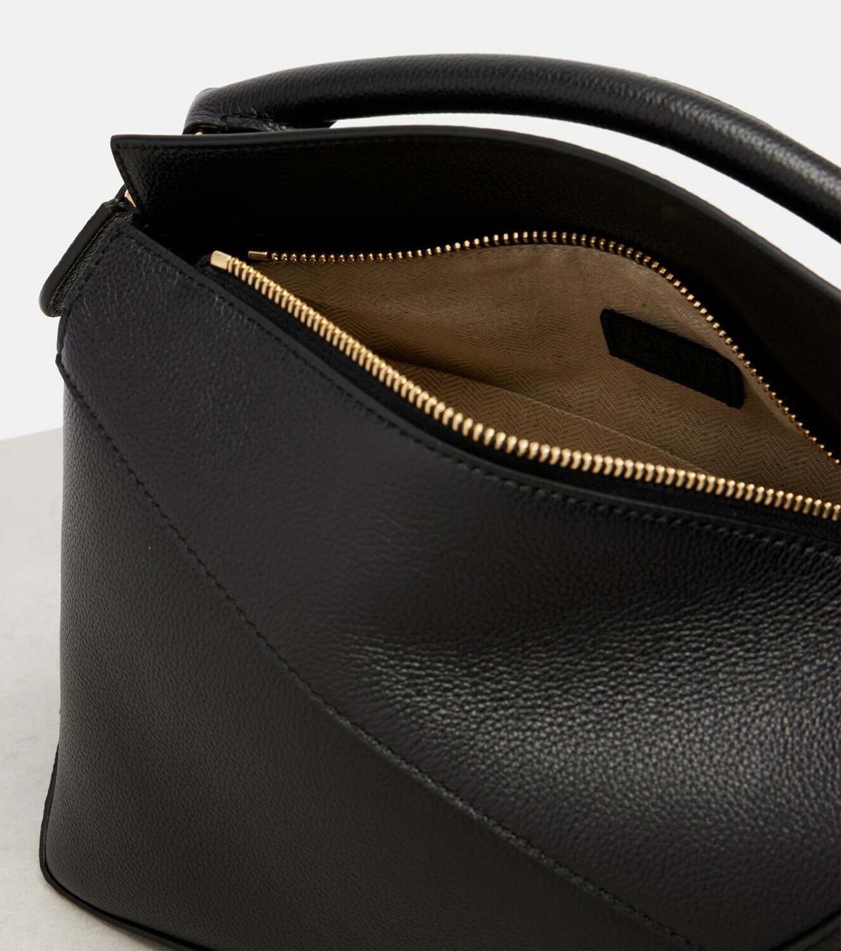 Loewe Puzzle Edge Small leather top-handle bag