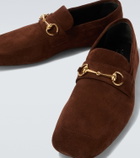 Gucci Ragazzo Horsebit suede loafers