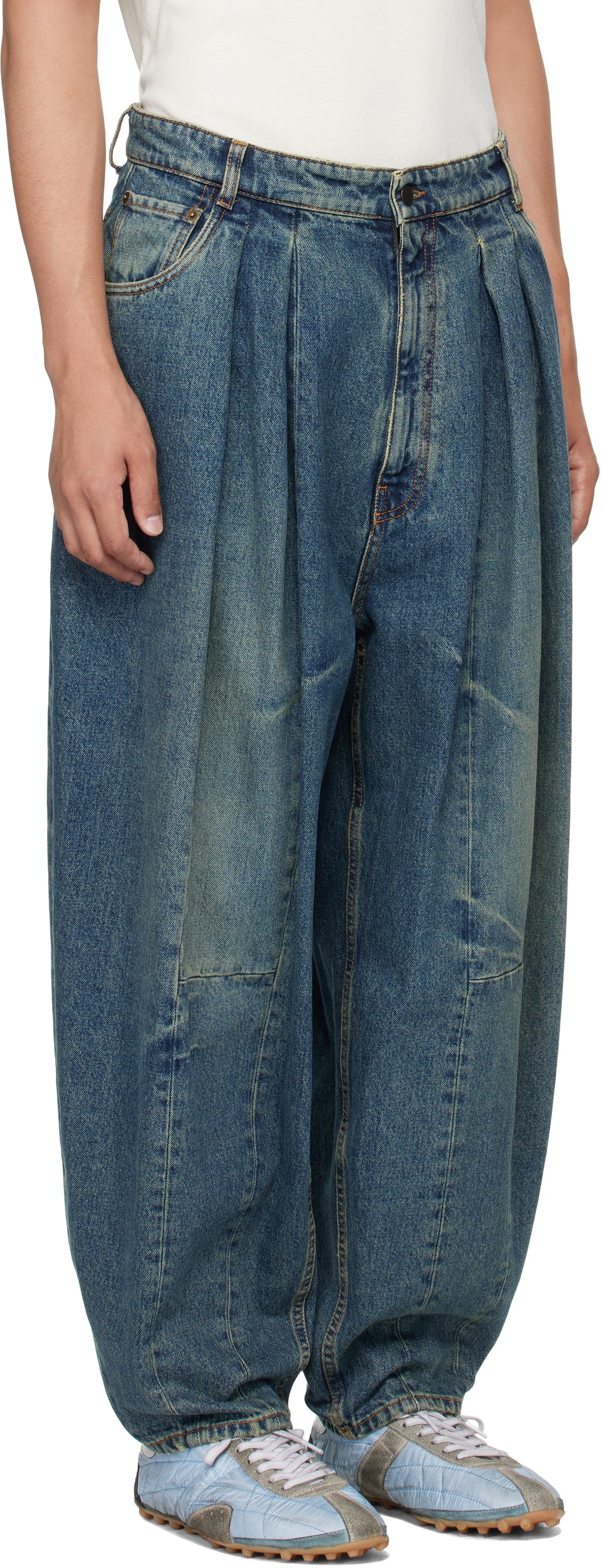 Hed Mayner Blue Denim Jeans