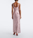 Versace Duchess satin gown