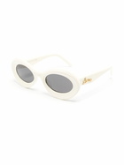 LOEWE EYEWEAR X Paula’s Ibiza Neutral Oval Sunglasses