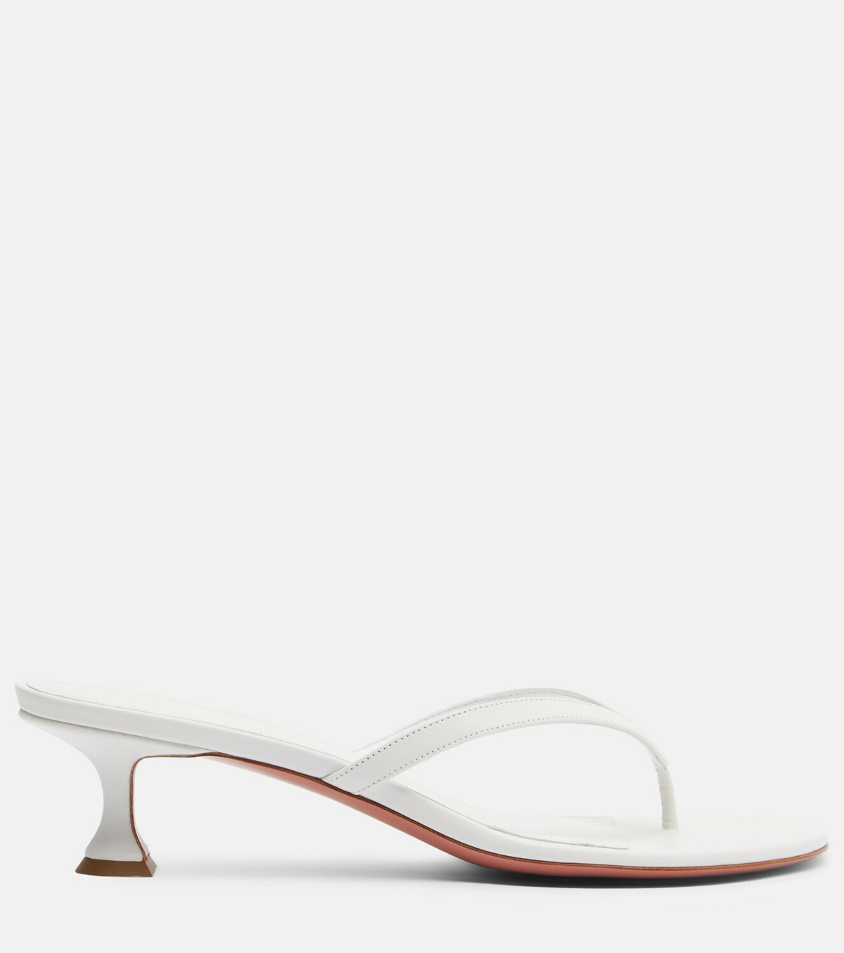 Amina Muaddi Juliette leather thong sandals