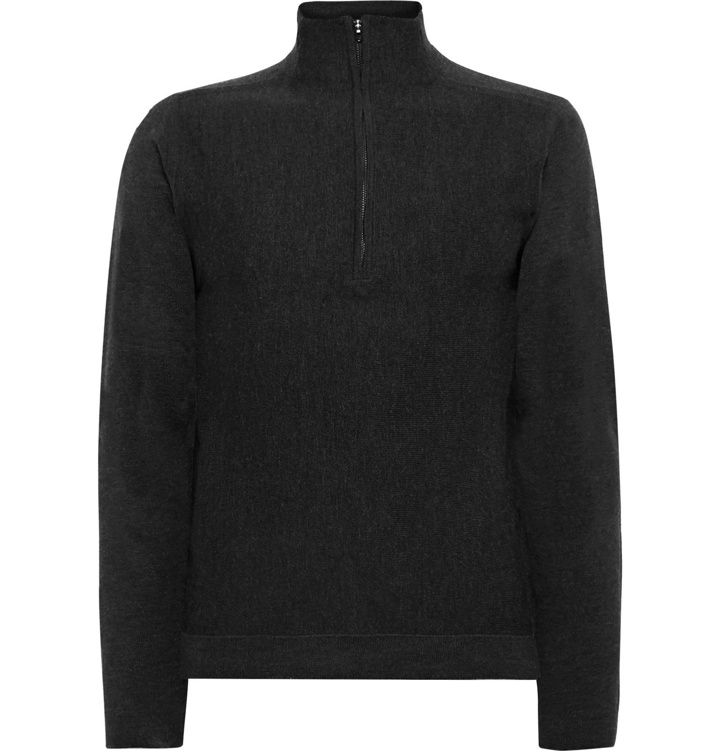 Photo: Lululemon - Alpine Air Merino Wool Half-Zip Sweater - Black