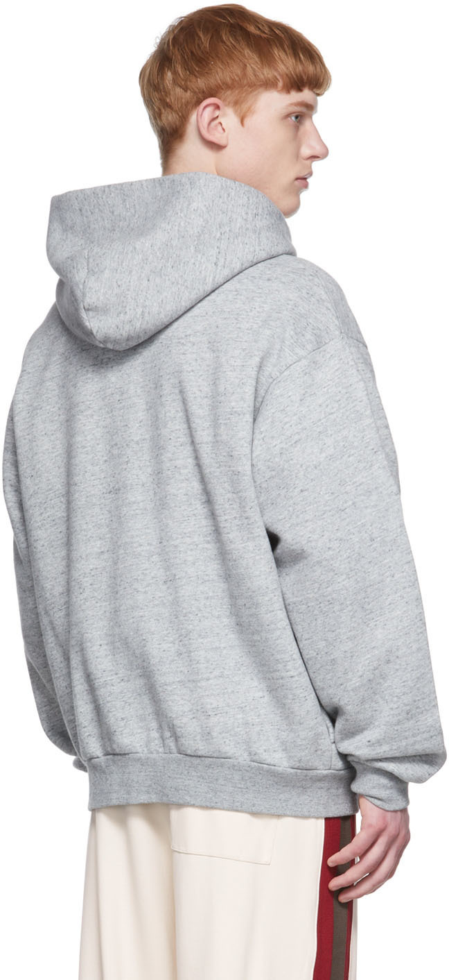 Grey 2025 polyester hoodie