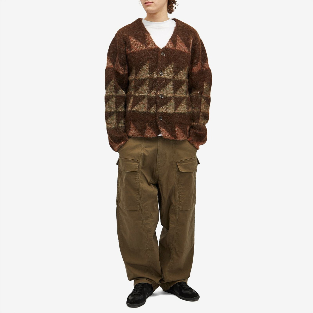 Union LA Men's Cannon Cardigan in French Roast