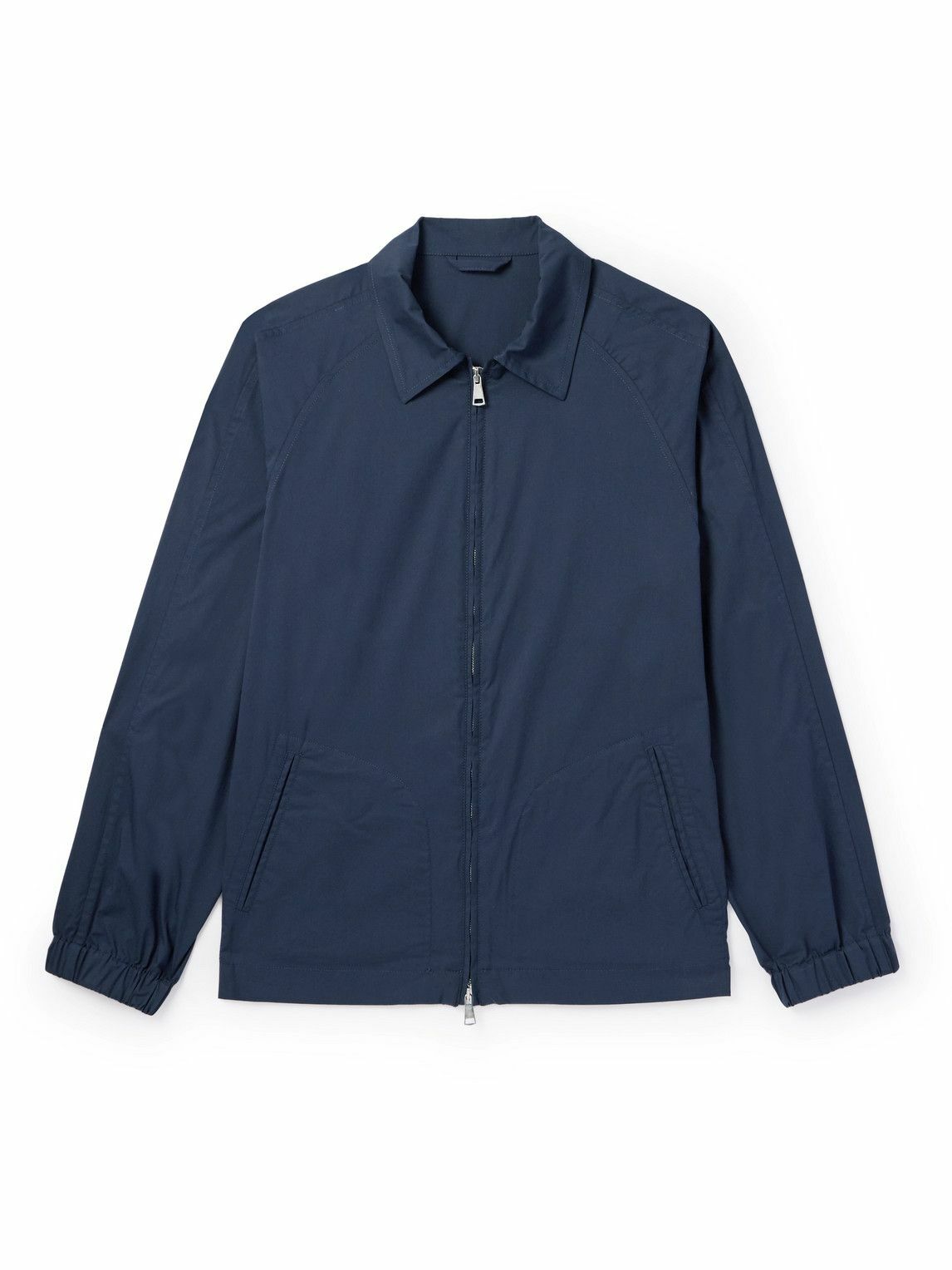 Kingsman - Cotton-Blend Blouson Jacket - Blue